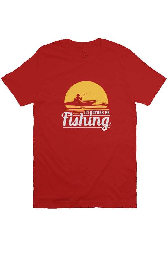I'd Rather Be Fishing T Shirt