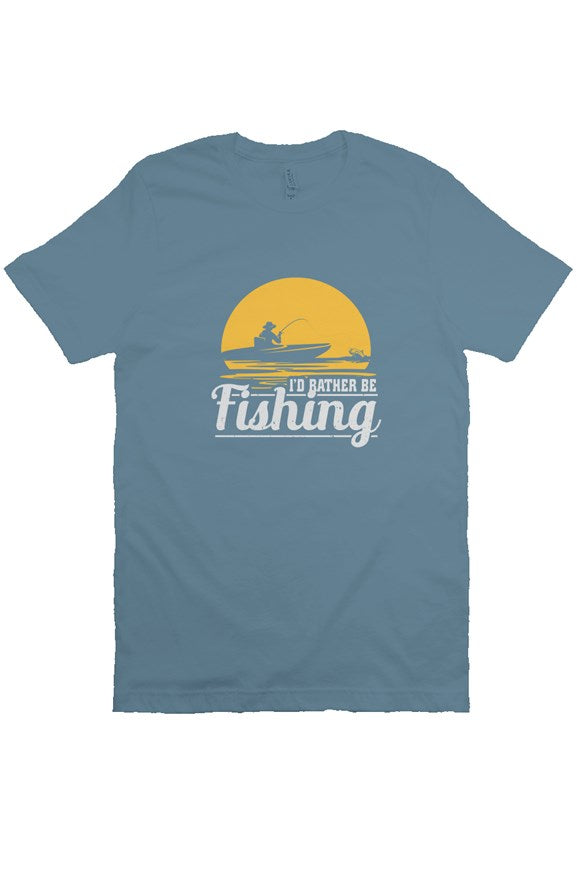 I'd Rather Be Fishing T Shirt