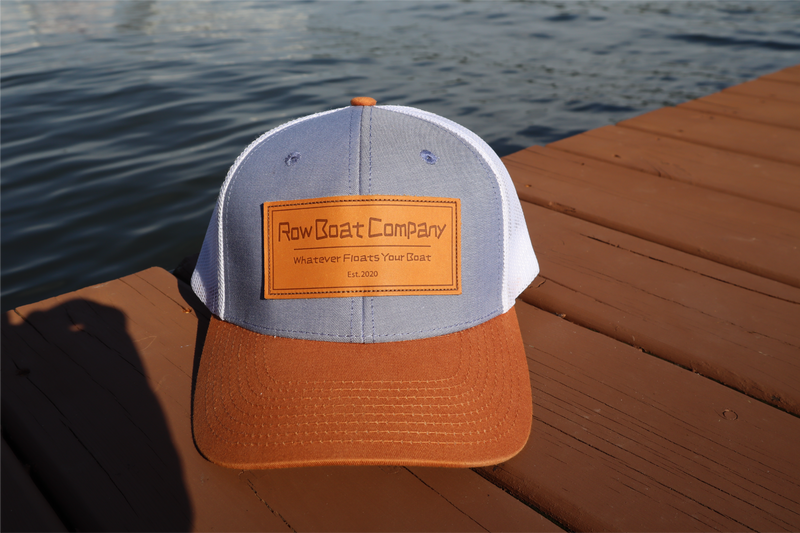Row Boat Company Leather Trucker Hat